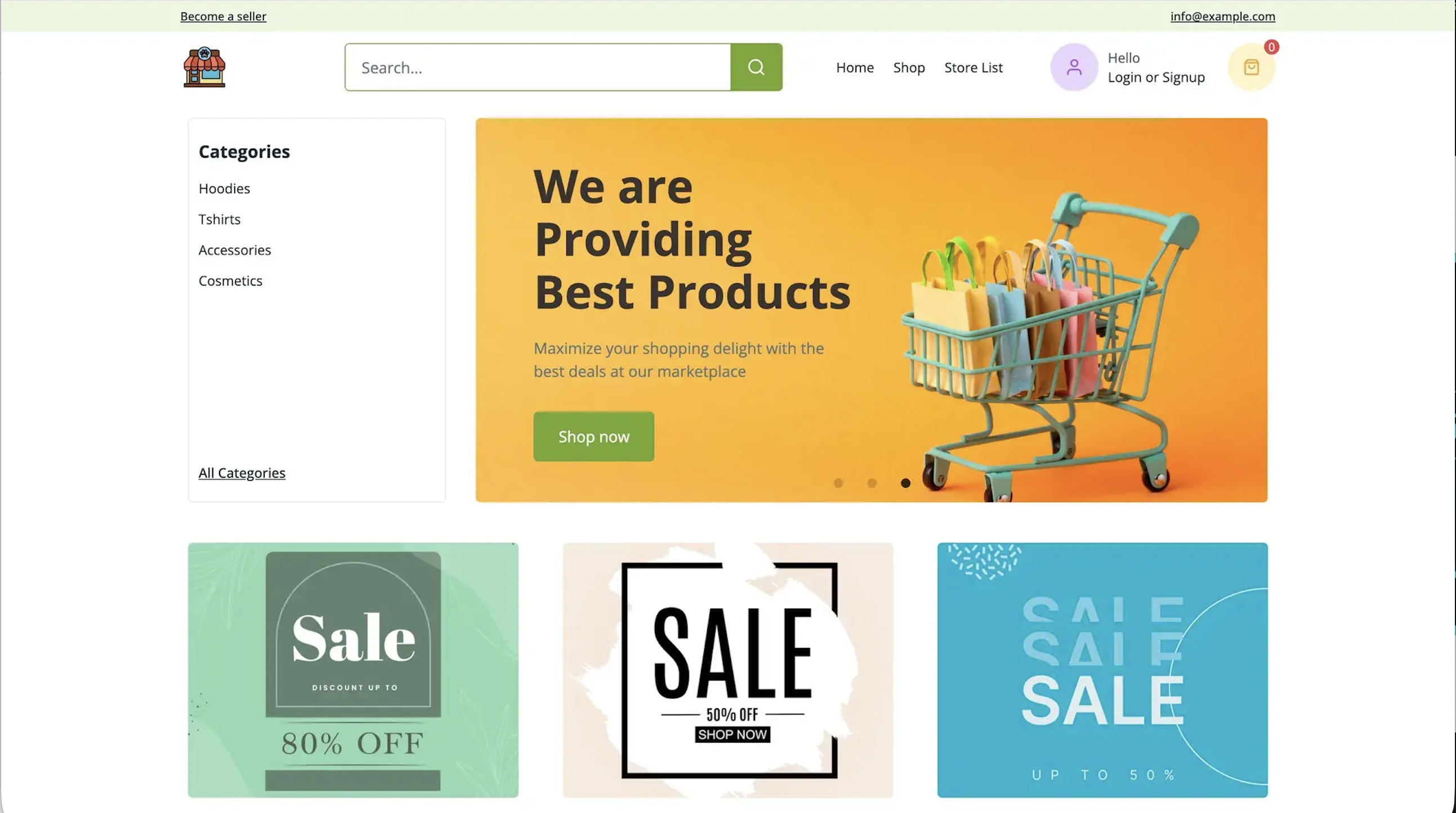 Multi-vendor E-commerce